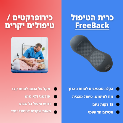 FreeBack - כרית הטיפול לגב