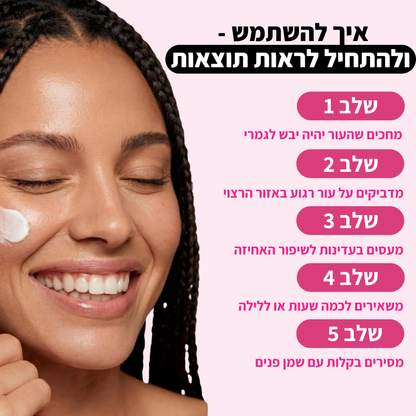 מדבקות ייצוב לקמטים SmoothLine