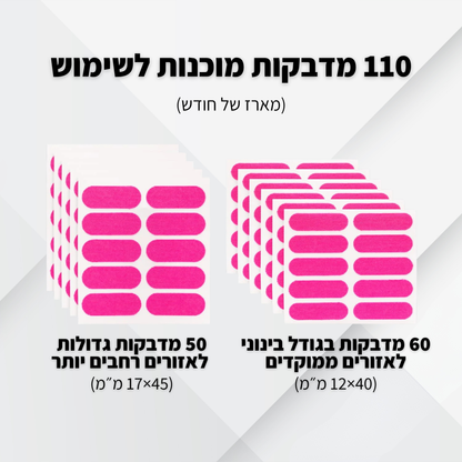 מדבקות ייצוב לקמטים SmoothLine
